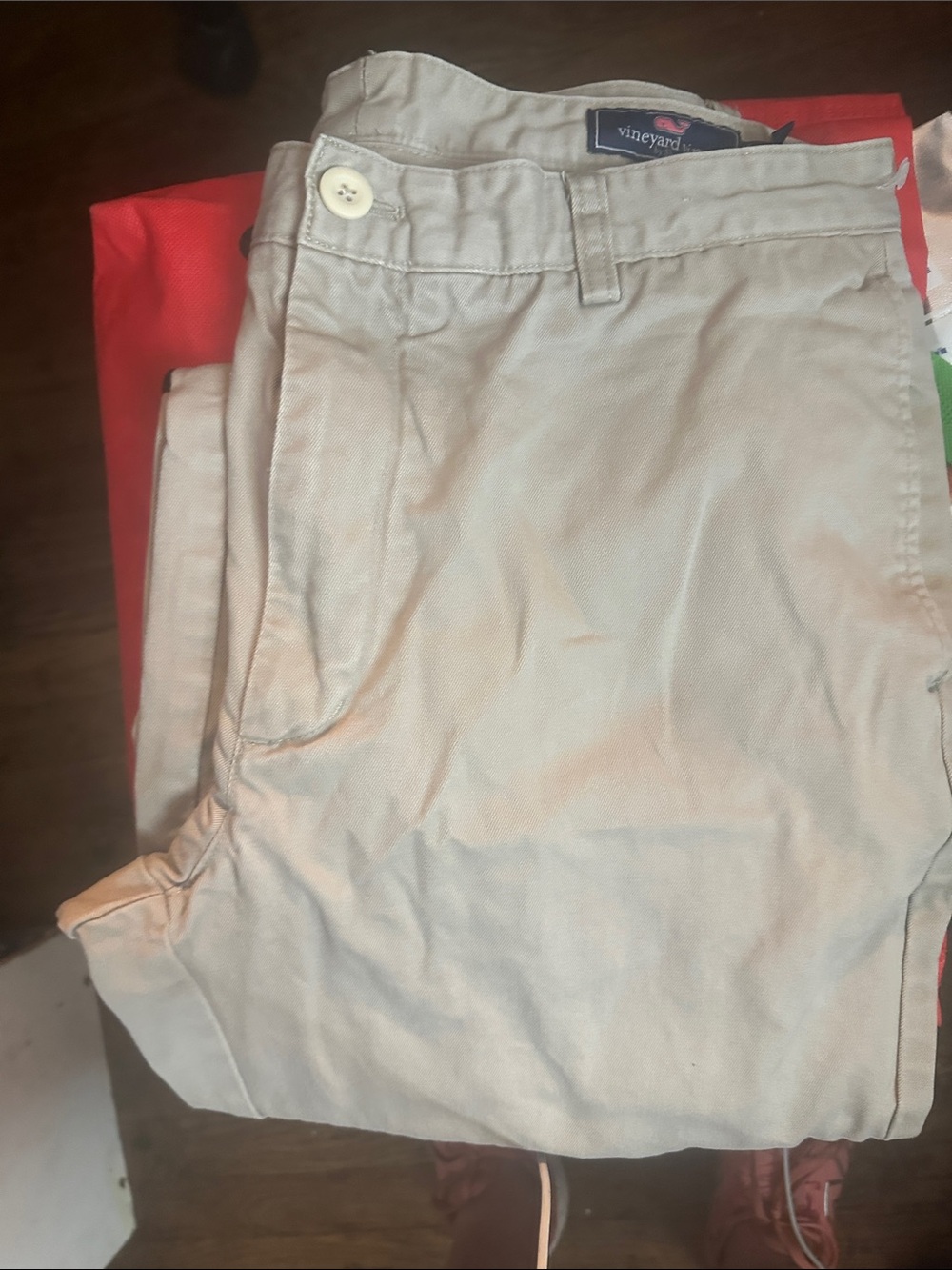 Vineyard Vines Men's Light Cream Chinos